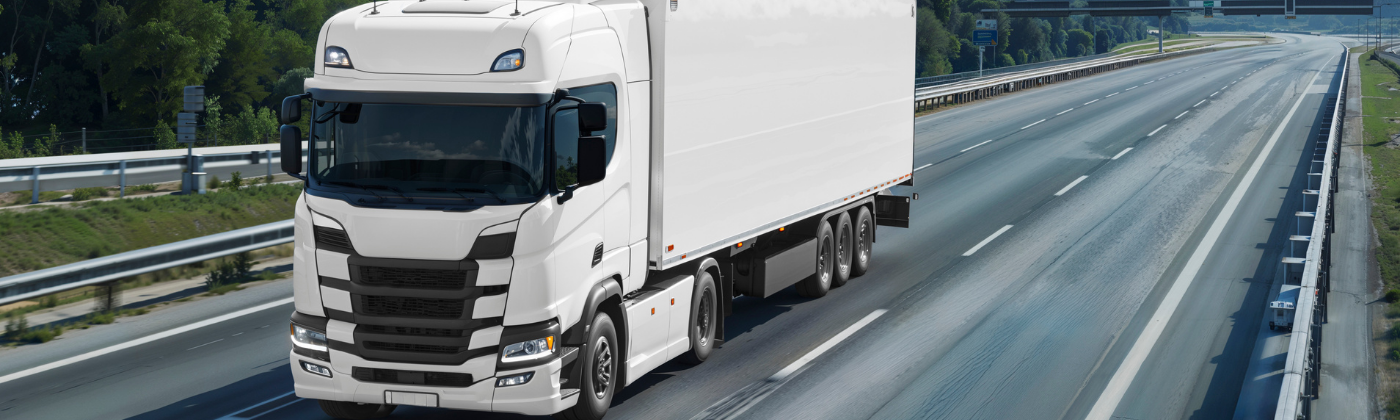 Road freight fleet or convoy